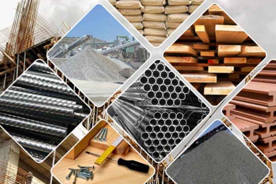 new and used building material